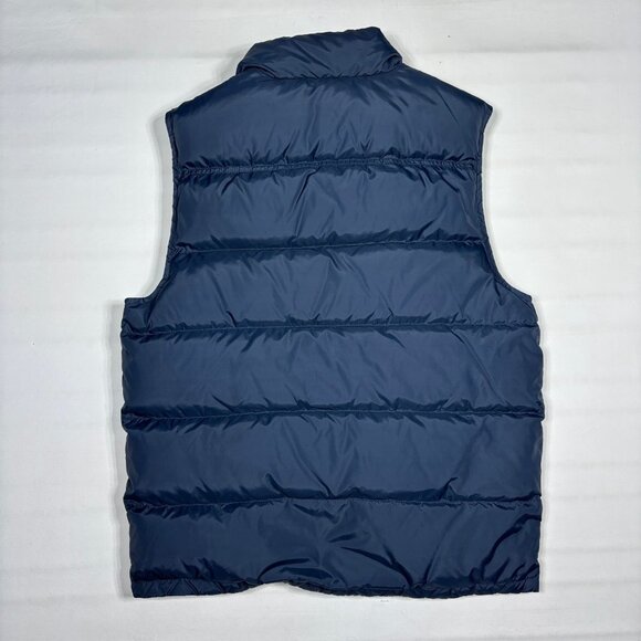 Fossil Flying Man's Military Issue Down-Filled Blue Puffer Vest Jacket Mens L - Picture 8 of 8